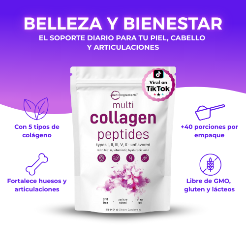Collagen Peptides | Rejuvenece tu cuerpo y disfruta de tu belleza